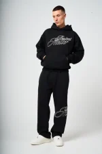 Amicci Torino Black Embroidery Tracksuit (3)