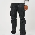 Amicci Valenci Leather Cargo Pants (1)