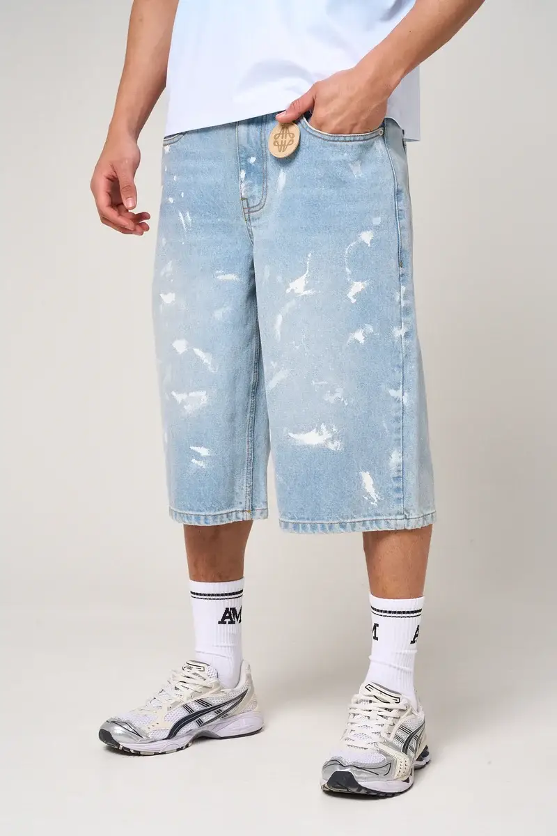 Amicci Volla Denim Jort Blue (1)