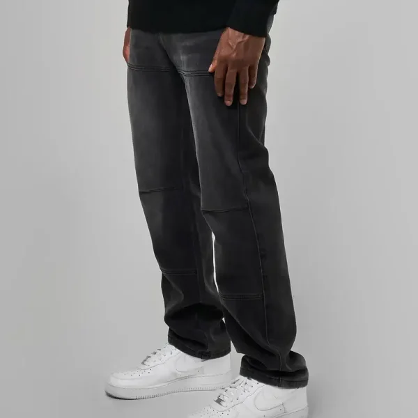 Amicci Weston Black Straight Fit Jean (1)
