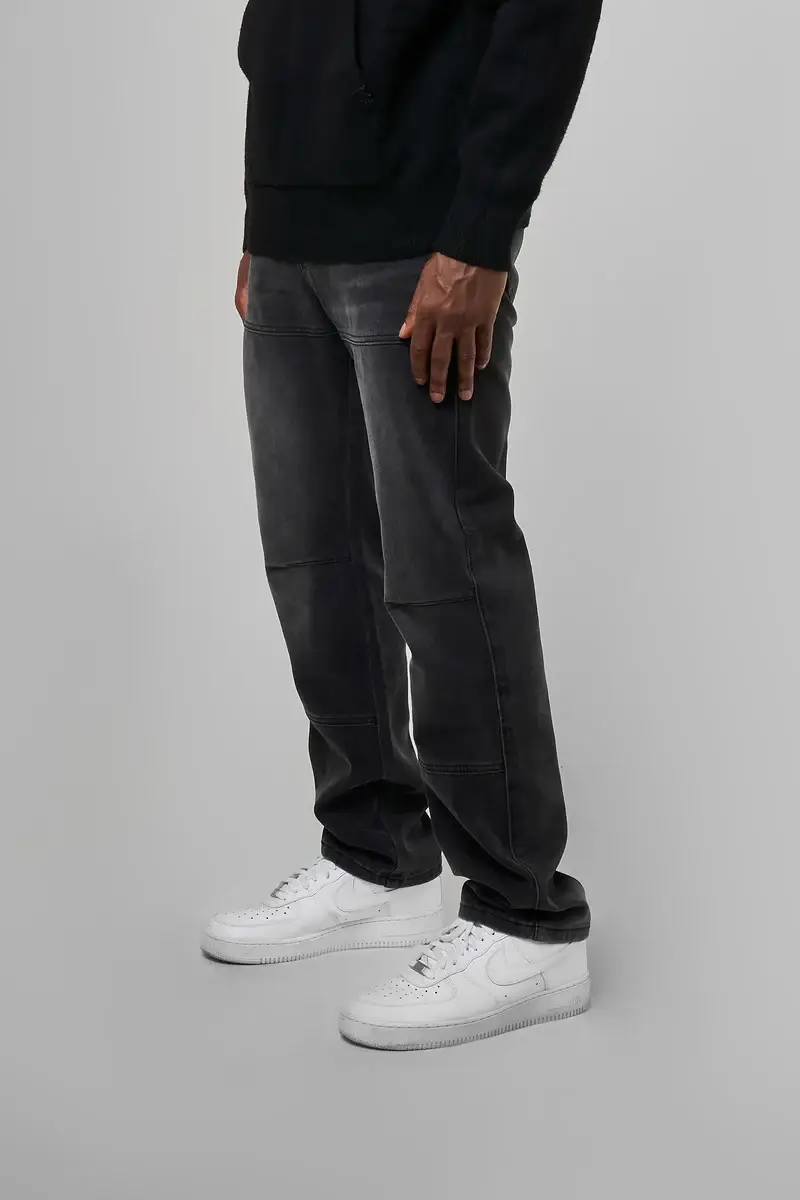 Amicci Weston Black Straight Fit Jean (1)