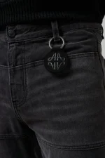 Amicci Weston Black Straight Fit Jean (3)