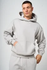 Doakes Grey Embroidery Logo Hoodie (5)