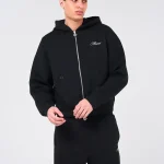 amicci atelier black scuba hoodie (1)