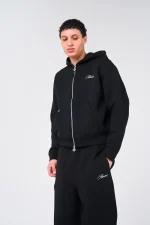 amicci atelier black scuba hoodie (6)