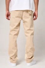 amicci maranello beige flare jean (2)